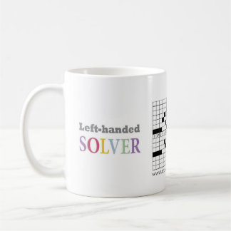 De Café Taza ambidextra del crucigrama