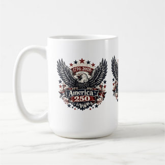 De Café Taza America 250 Patriótica Águila Calva 1776-2026