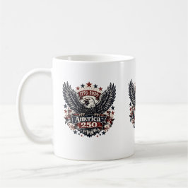 De Café Taza America 250 Patriótica Águila Calva 1776-2026