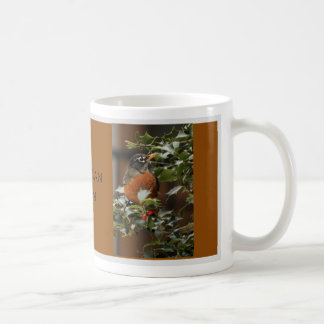 De Café Taza americana del petirrojo