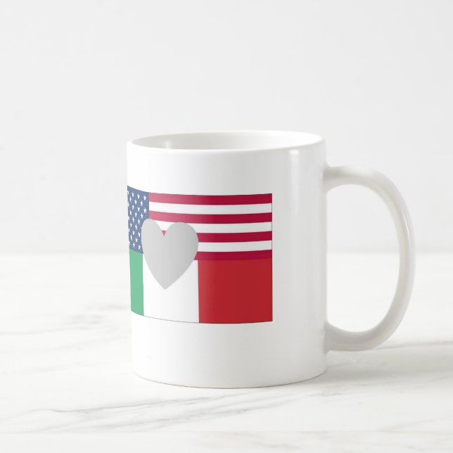 De Café Taza americana italiana (Derecha)