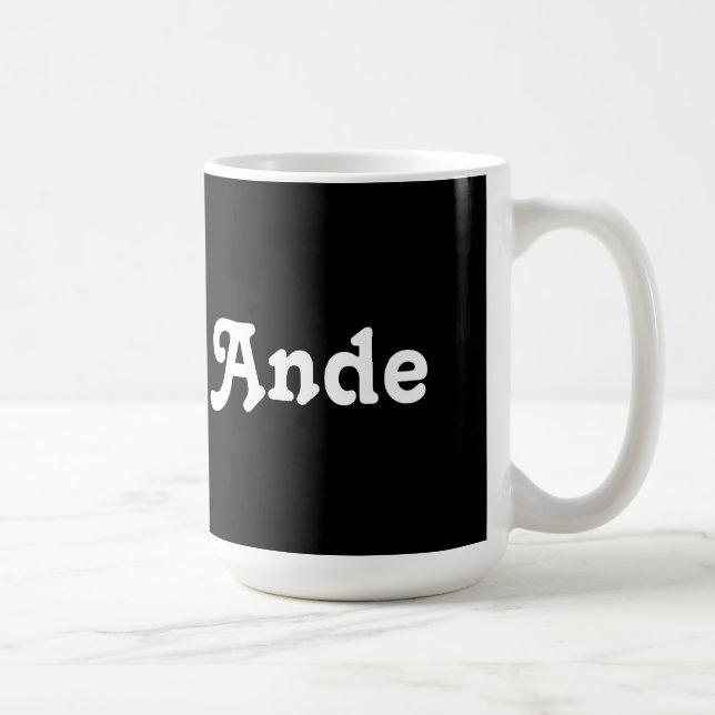 De Café Taza Ande (Derecha)