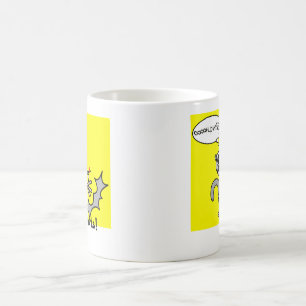 De Café Taza aplastada del oposum
