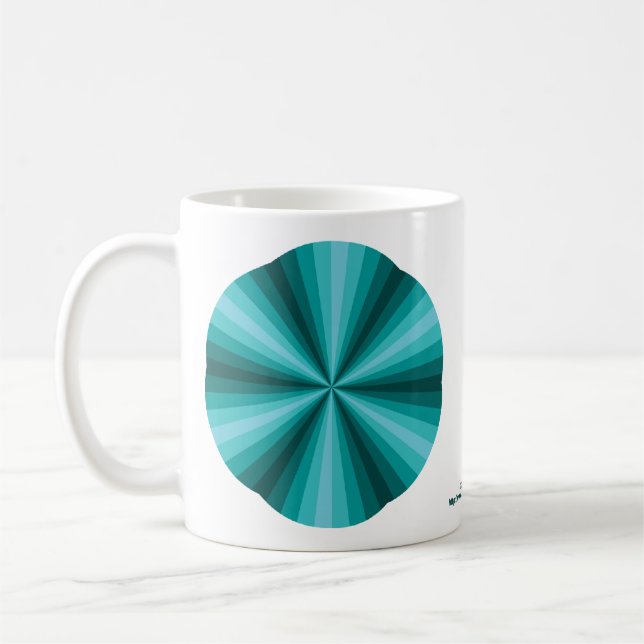 De Café Taza Aqua Ilusión Óptica (Izquierda)