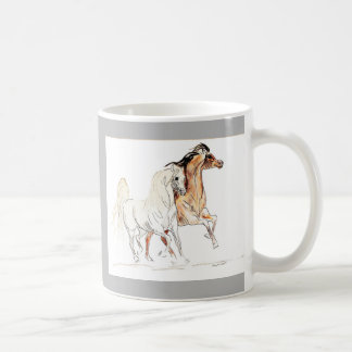 De Café Taza árabe del caballo - regalo del amante del