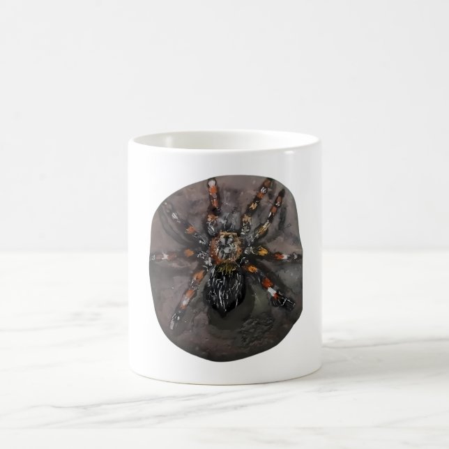De Café Taza Araña Realista (Centro)