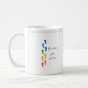 De Café Taza Arcoíris 'Estar Donde Están Tus Pies' - Clási