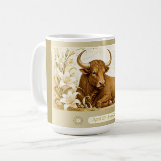 De Café Taza Art Nouveau Tauro Lily