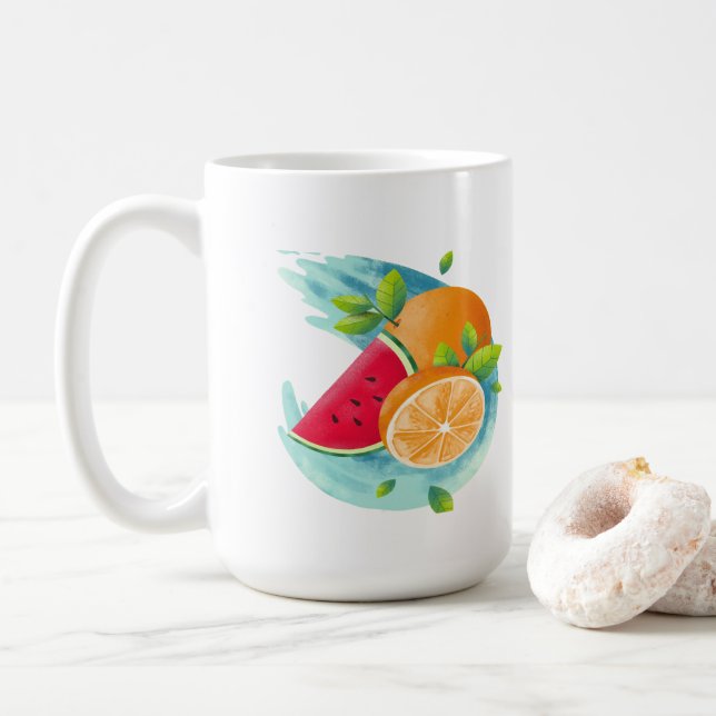De Café Taza Artística Elegante y Duradera (Con donut)