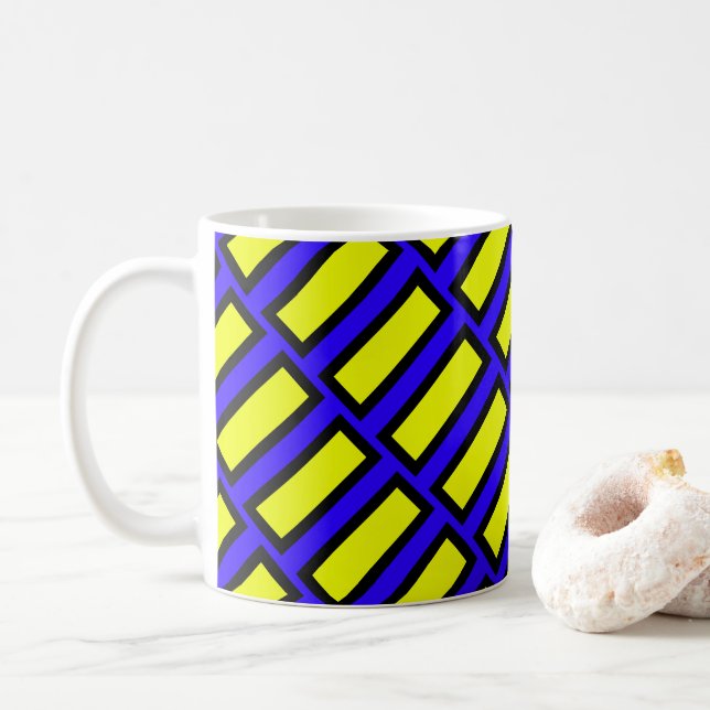 De Café Taza artsy del diseño (Con donut)