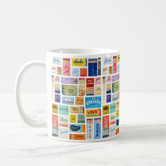 De Café Taza Austin Matchbook (Izquierda)