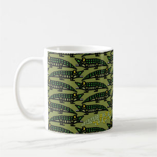 De Café Taza "auténtica" del cocodrilo