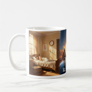 De Café Taza Aventura Espacial Infantil Hombre Cohete