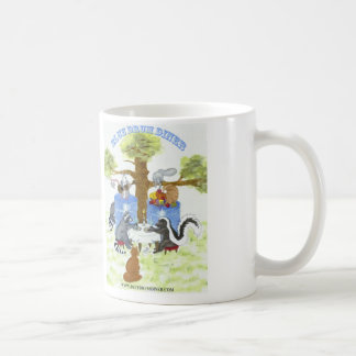 De Café Taza azul del comensal del tambor