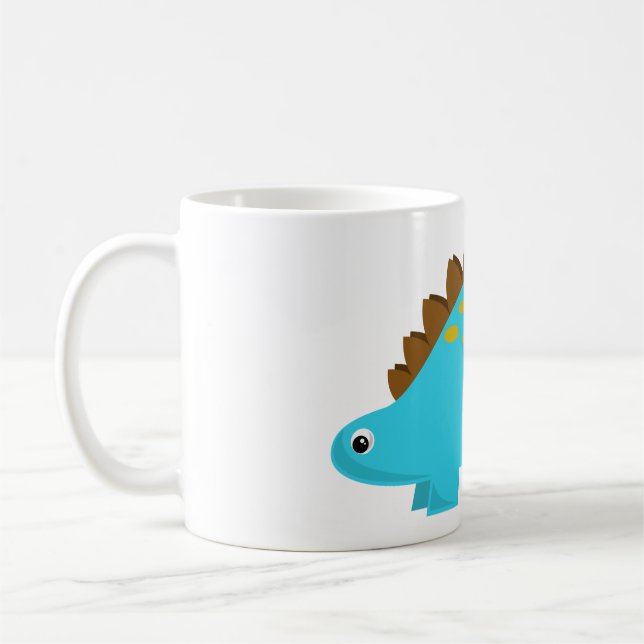 De Café Taza azul del Stegosaurus (Izquierda)