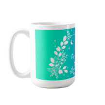 Taza azul 'Es demasiado poco ficticio ahí fuera, l