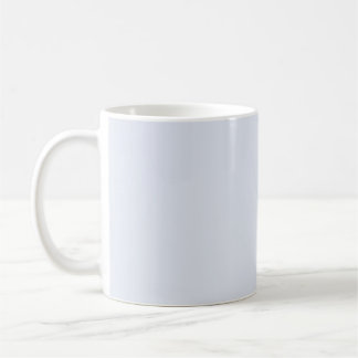 De Café Taza azul pálido sólido en polvo