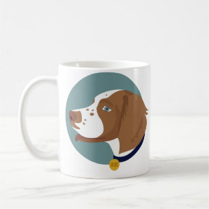 De Café Taza azul y cero