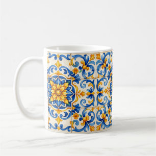 De Café Taza Azulejo Morning Mojo