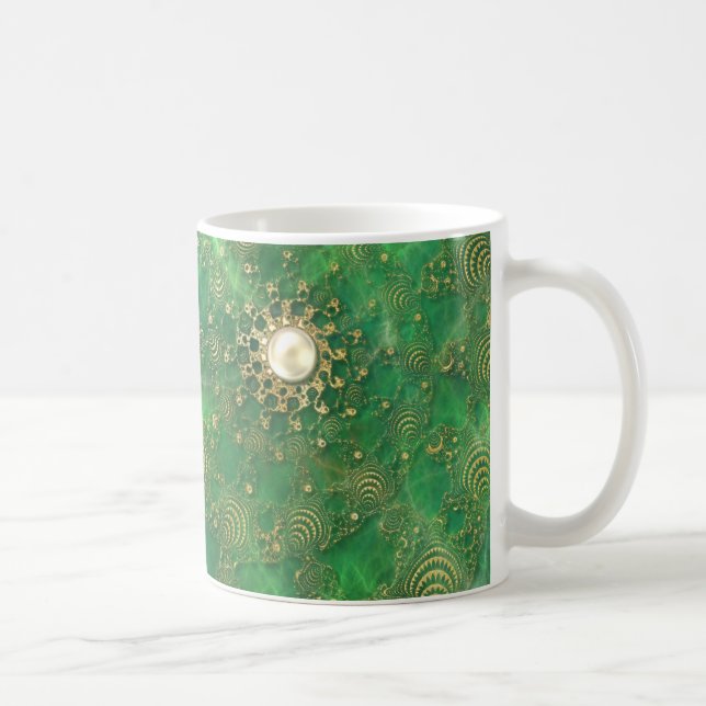 De Café Taza Bajo el Mar Esmeralda (Derecha)