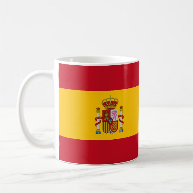 De Café taza bandera española (Izquierda)