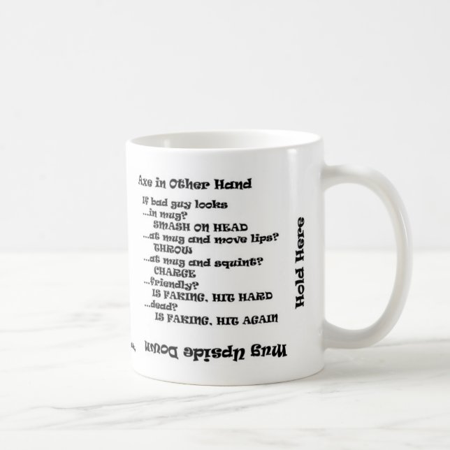 De Café Taza bárbara (Derecha)