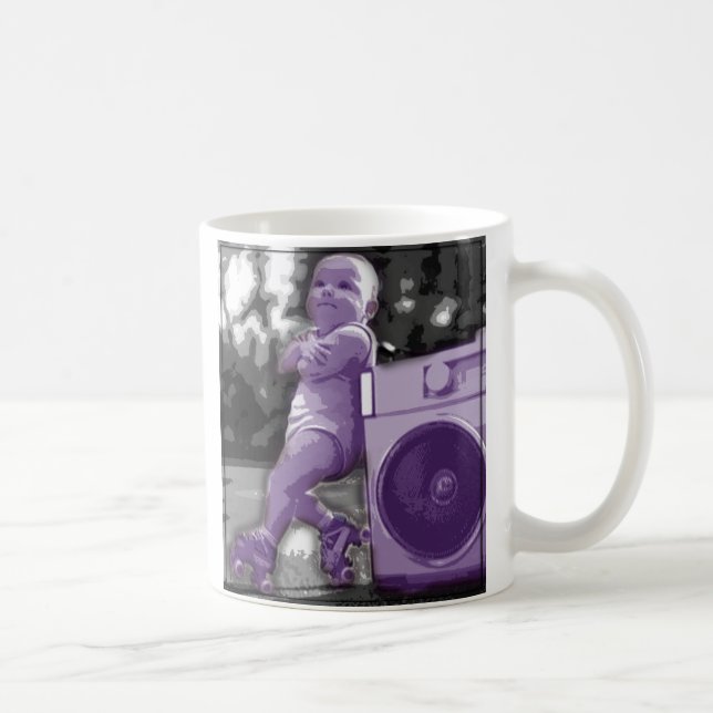 De Café Taza Bebé Rodillo Lindo (Derecha)