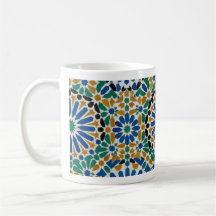 Taza Benzaq Zellige Patrón Marroquí