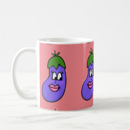 De Café taza berenjena
