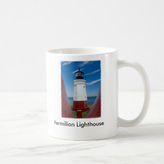 De Café Taza bermellona del faro