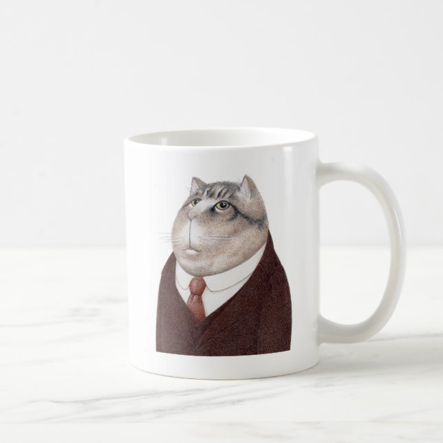 De Café Taza blanca CAT para valet (Derecha)