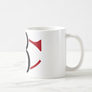 De Café Taza blanca clásica con el logotipo C3