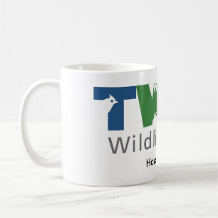 De Café Taza blanca con el logotipo