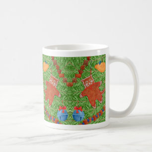 De Café Taza blanca GINGERBREAD KITTY