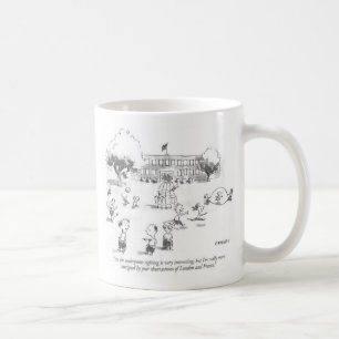 De Café Taza blanca grande del epistemólogo joven