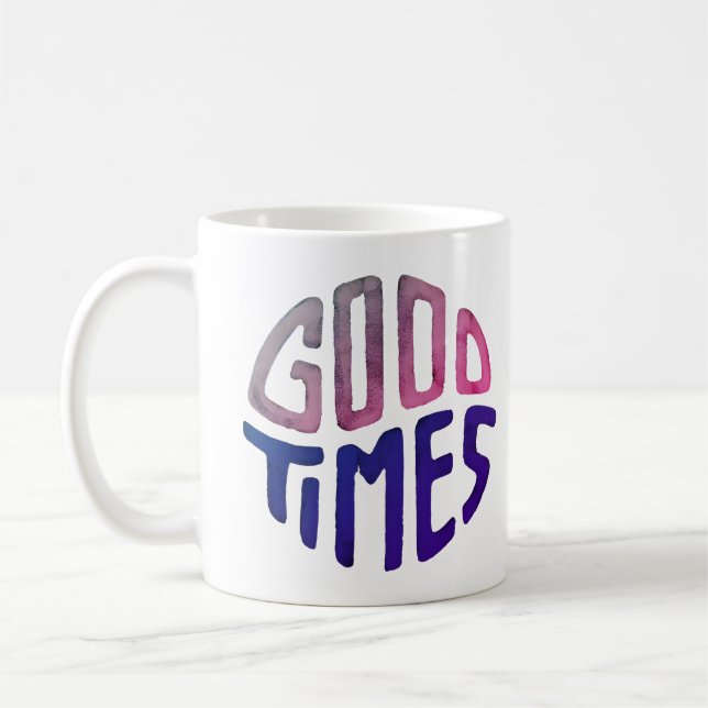 De Café taza blanca impresa con bondad. (Izquierda)