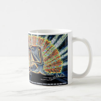 De Café Taza blanca - Moses y zarza ardiente