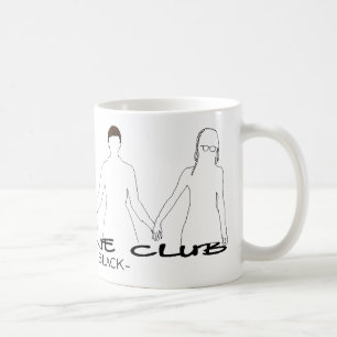 De Café Taza blanca "negro del huérfano "