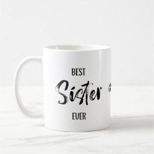 De Café Taza Blanca Simple Mejor Hermana