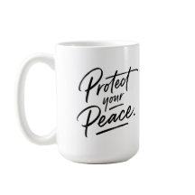 Taza Bonita Protege Tu Paz