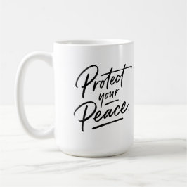 De Café Taza Bonita Protege Tu Paz
