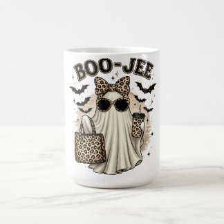 De Café Taza Boo-Jee Fantasma Leopardo Halloween