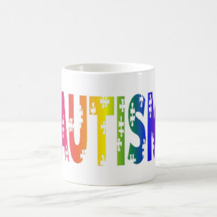De Café taza brillante del autismo