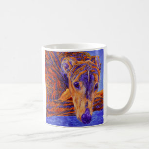 De Café Taza Brindle del galgo - "as "