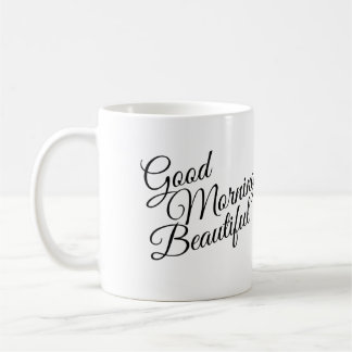 De Café Taza Buen Día Hermosa Blanco y Negro