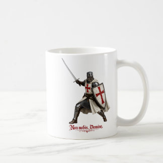 De Café Taza caballero templario - Non nobis, Domine