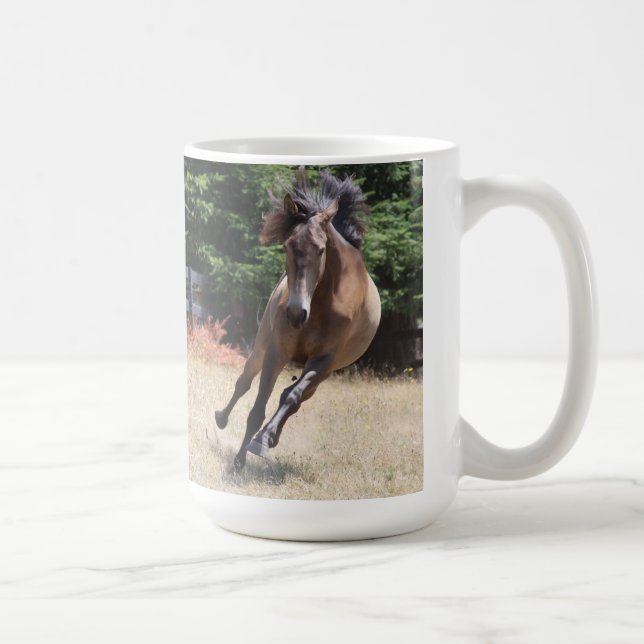 De Café Taza Caballo Lusitano en Libertad (Derecha)