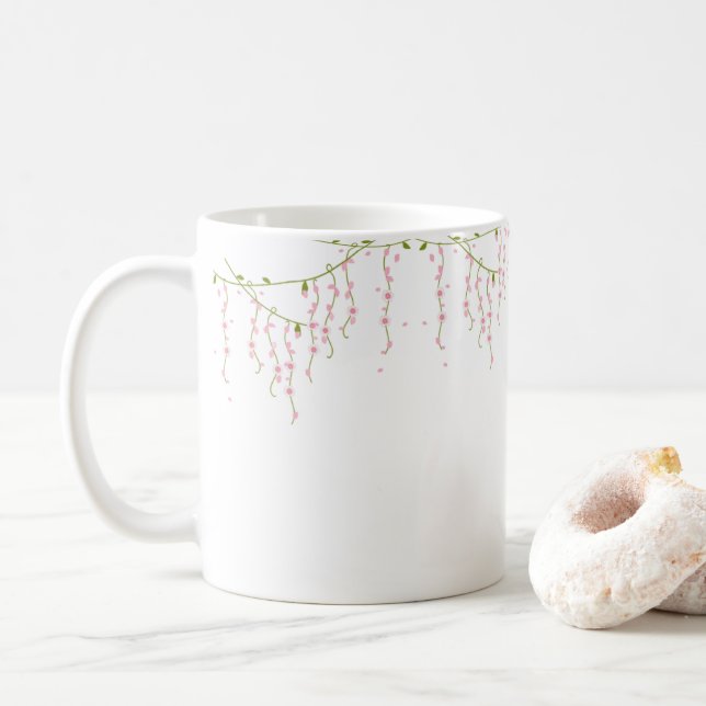 De Café taza caída (Con donut)
