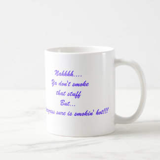 De Café Taza caliente del bluegrass que fuma