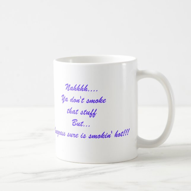 De Café Taza caliente del bluegrass que fuma (Derecha)